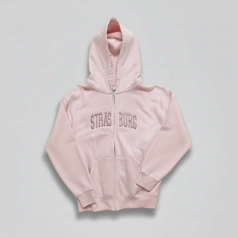 SWEAT - SRR Trade Heritage Zip Up - Light Pink
