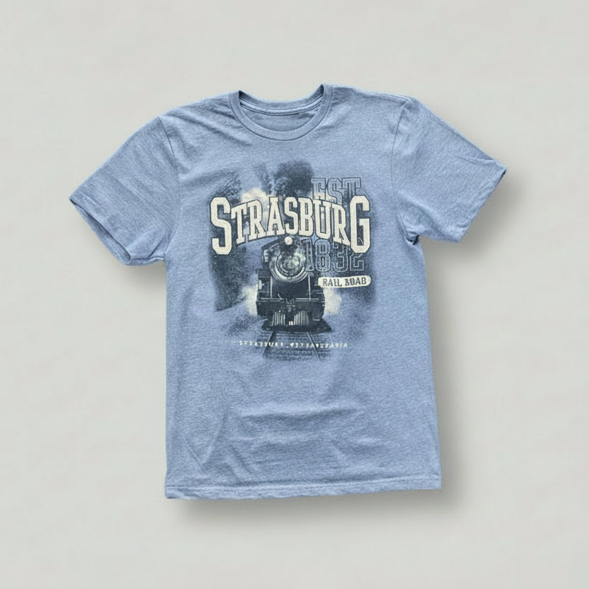 S/S SRR #90 Front View - Heather Indigo