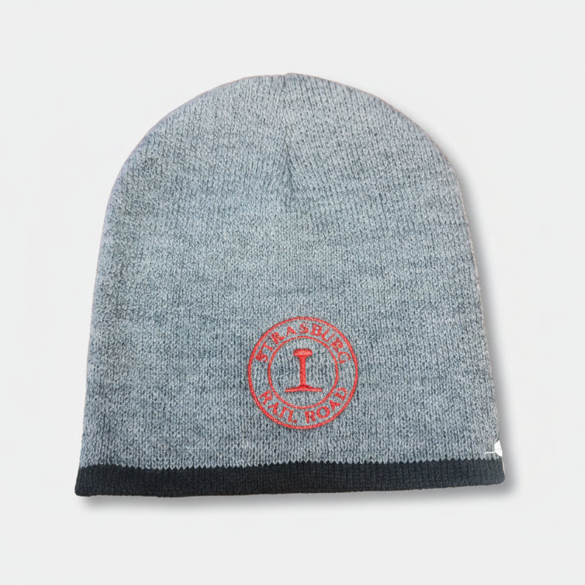 SRR - Beanie W/ Embr Red - Gray