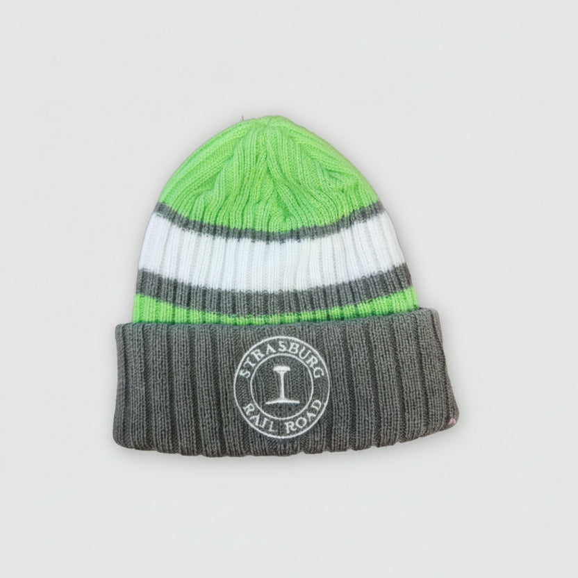 New Era SRR W/Cuff/Embro - Neon Green/Grey/ White