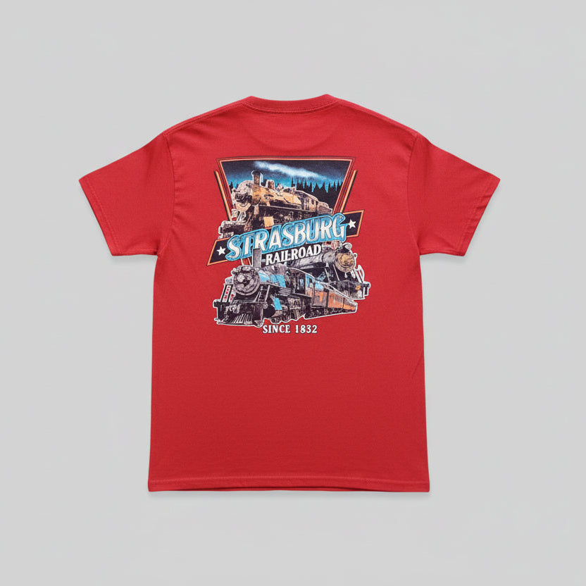 S/S SRR Garnet 3 Steam on Back
