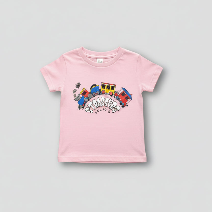 S/S T-Shirt SRR Train Arc Pink