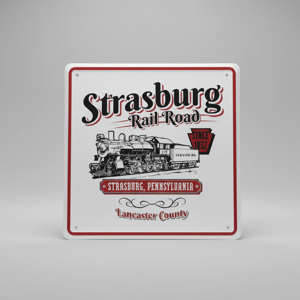 Strasburg Rail Road Diamond Vintage Sign