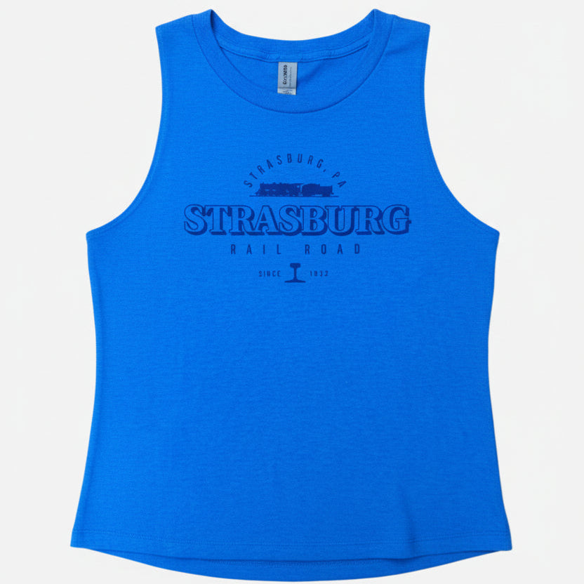 SRR Ladies Muscle Top w/train (blue)