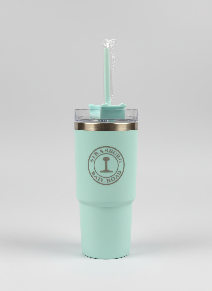 Tumbler - SRR Tenton w/ Straw Blue