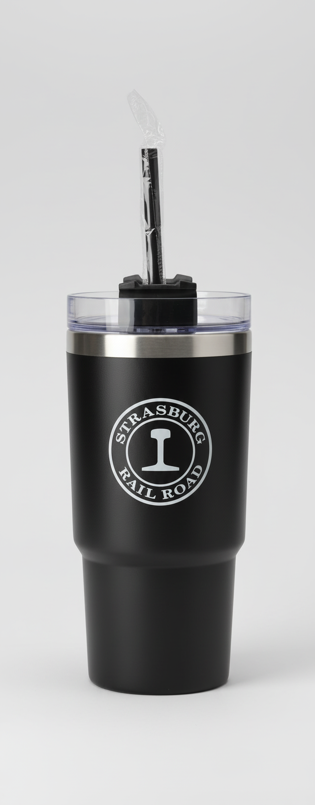 Tumbler - SRR Tenton w/ straw - Black