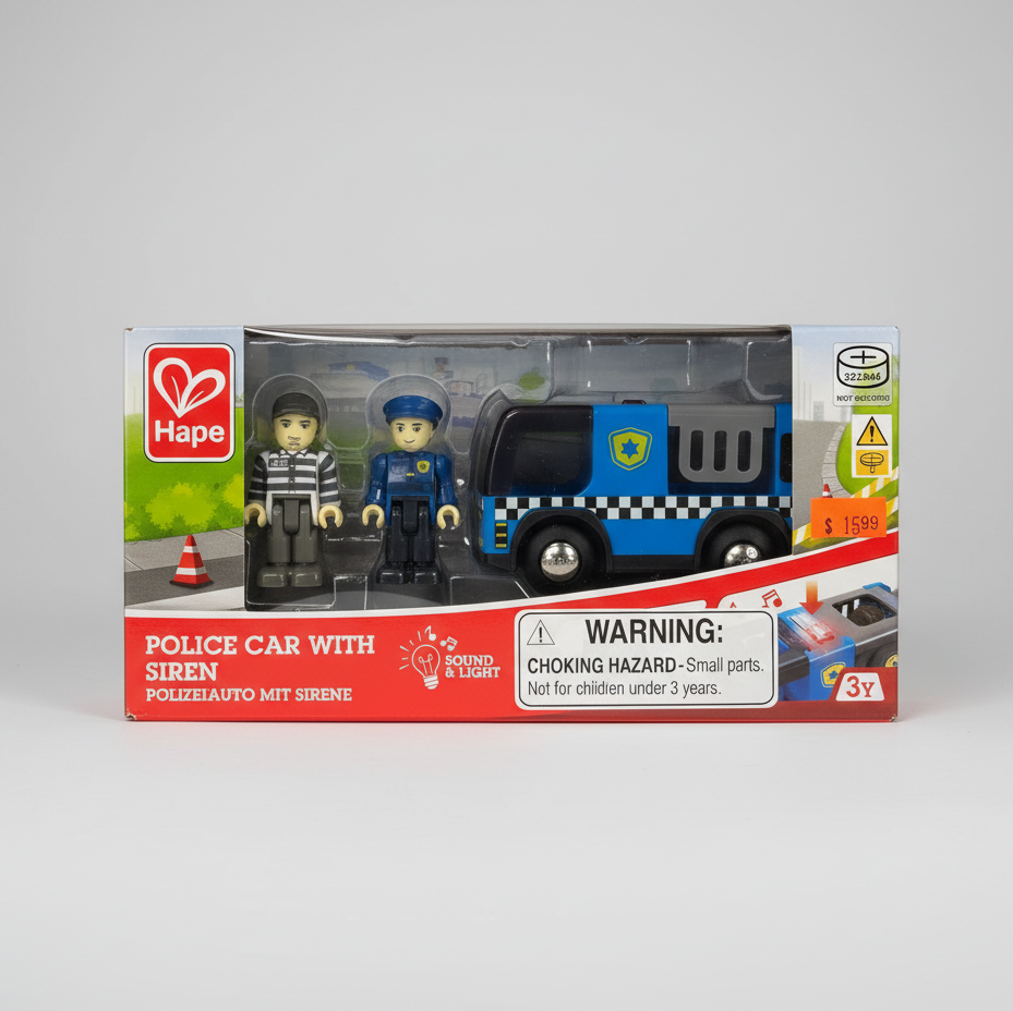 Police Car w/Siren (Hape)