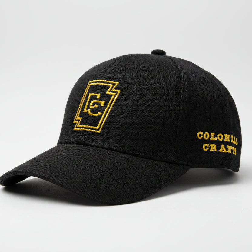 Colonial Craft Canvas Hat - Black