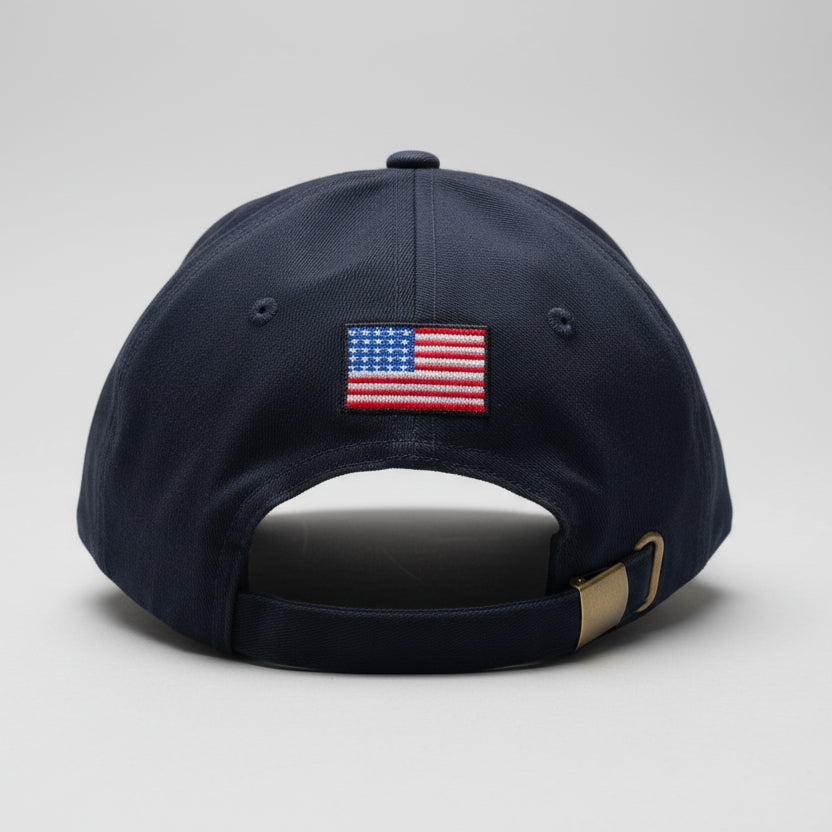 614 Baseball Cap w/ embroidered patch - Navy