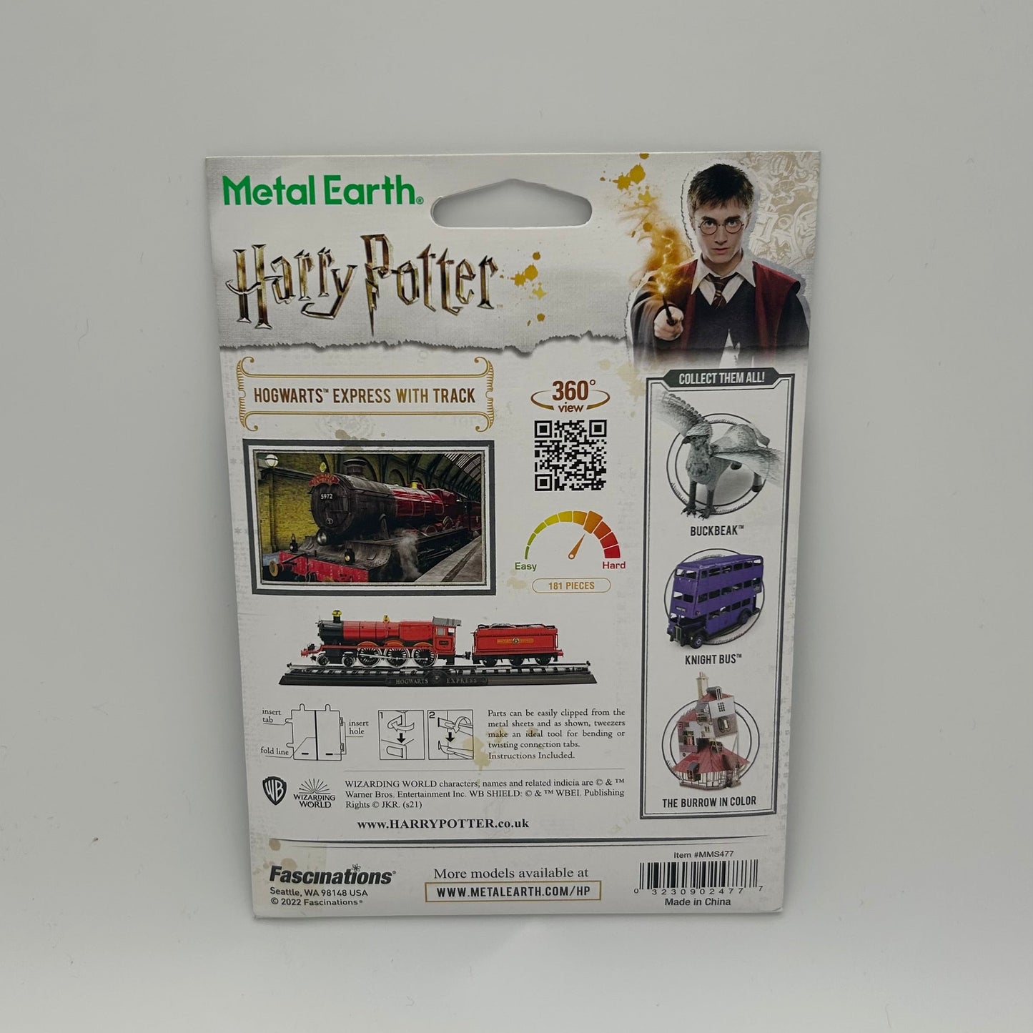 Metal Earth - Harry PotterHogwarts Express with track