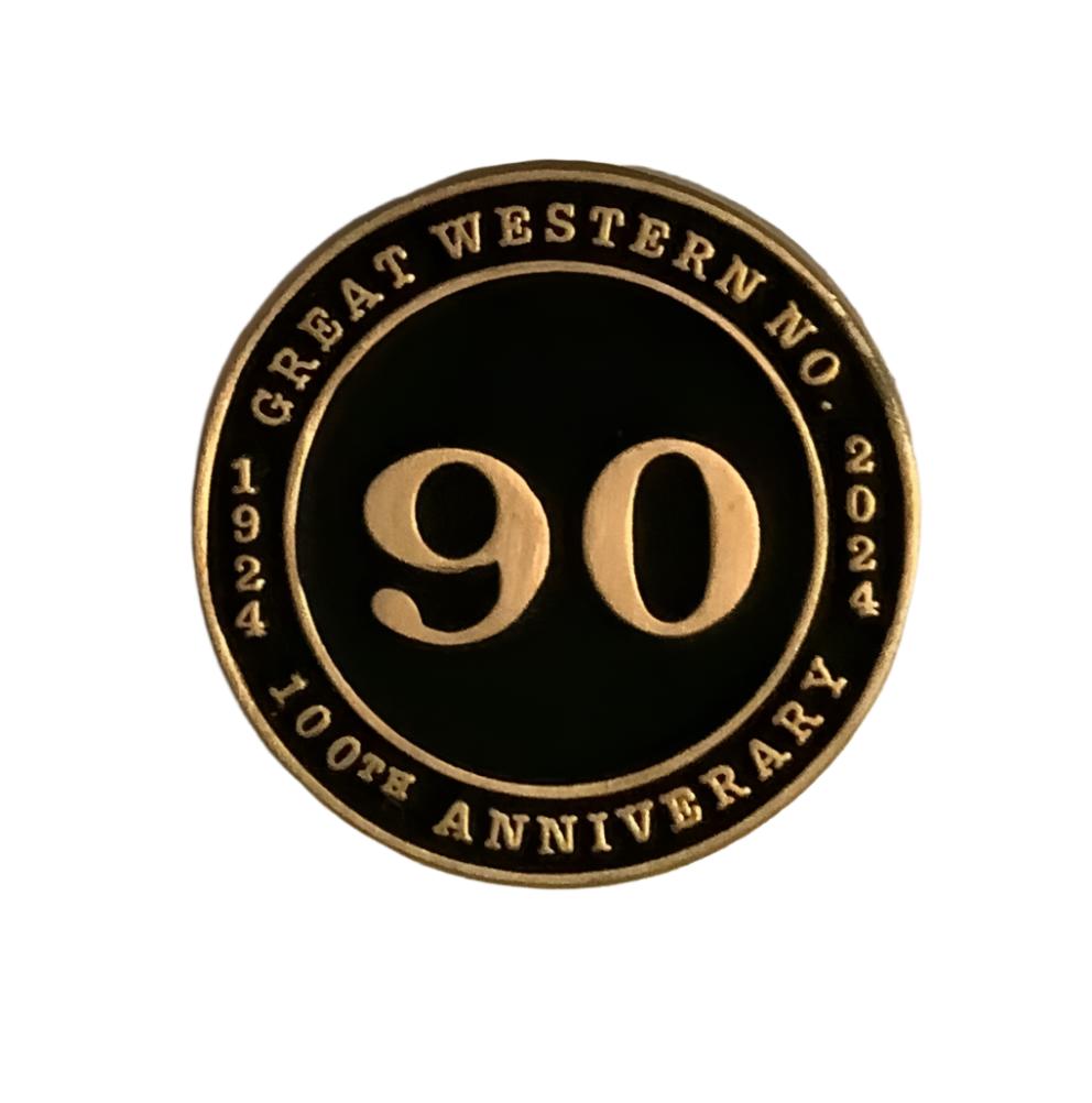 SRR Pin #90 100th Anniversary Black