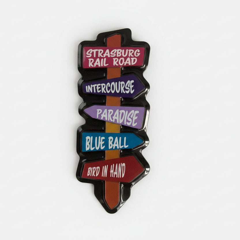 Magnet - SRR foil Road Sign
