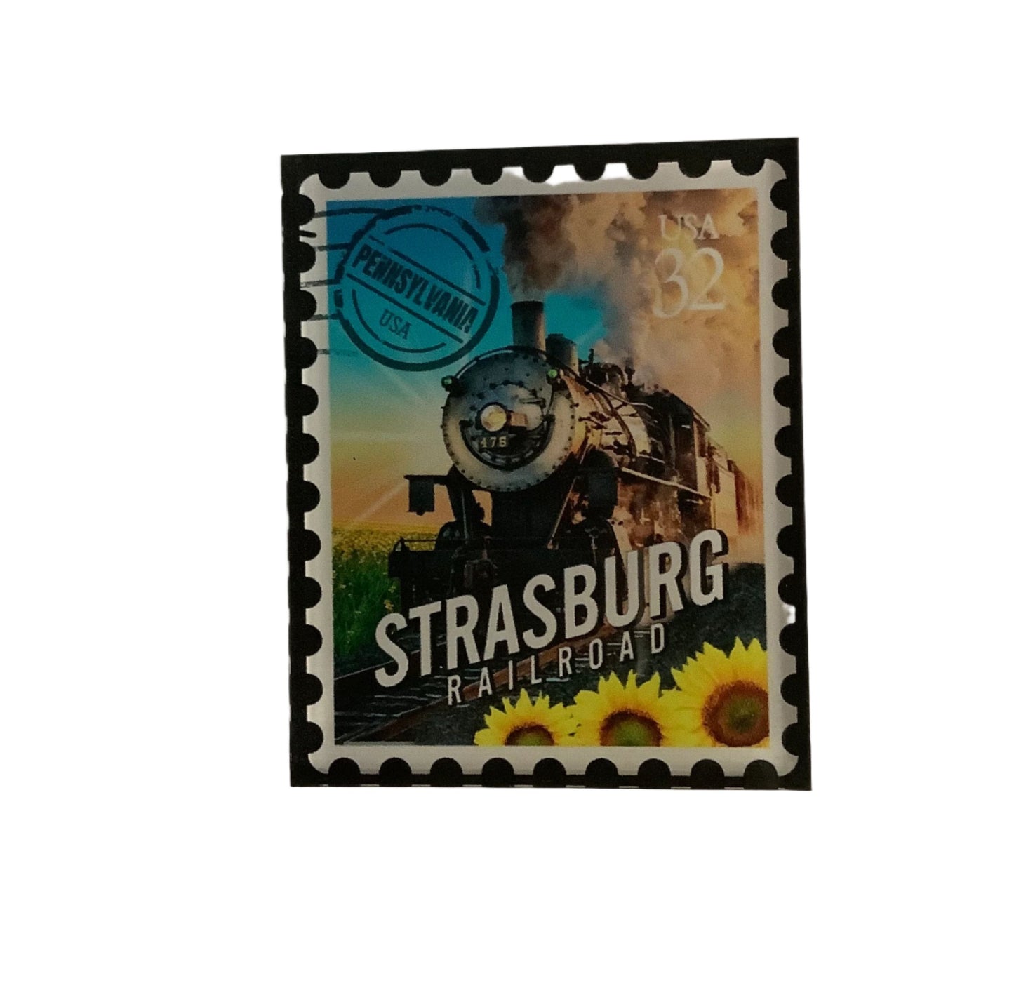 Acrylic Magnets - SRR/Sunflowers/postage