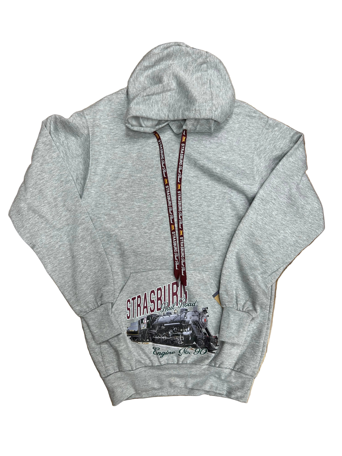 SRR Men's Hoodie w/direct laces & Our Engine on Pocket