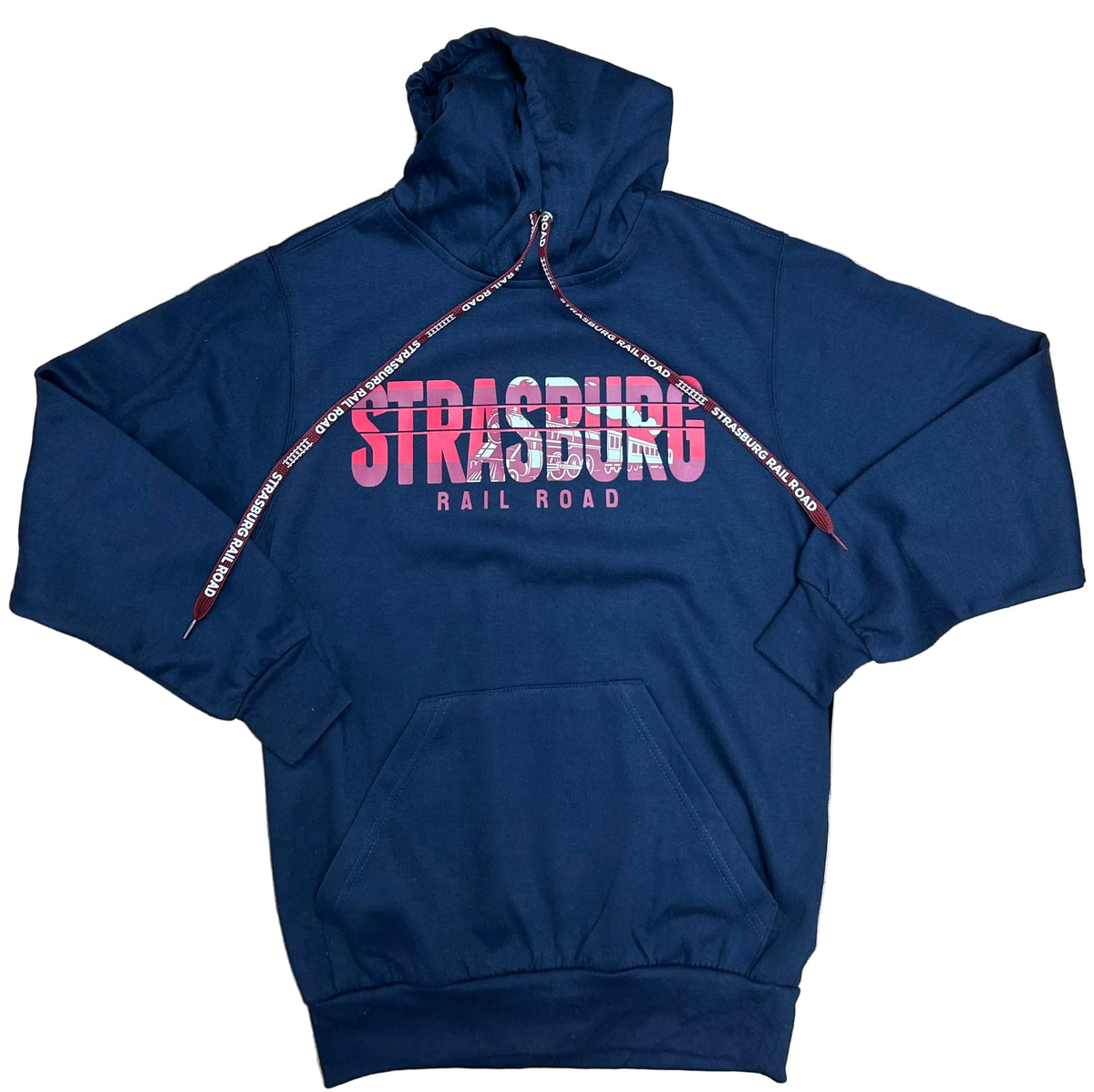 SRR Hoodie - Men's w/direct Laces (Navy/Maroon)