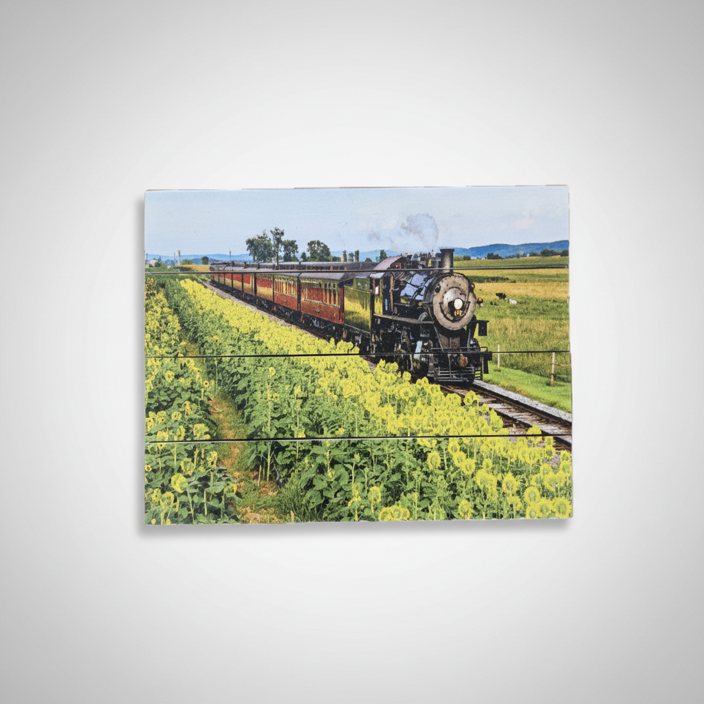 Rustic Pallet Art 475 Sunflower Field