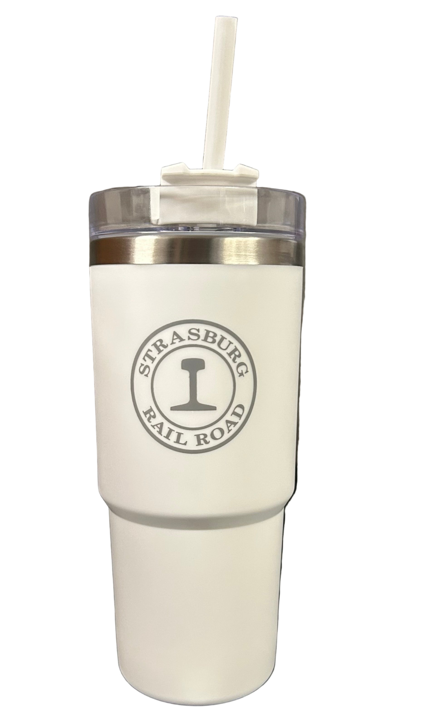 Tumbler - SRR Tenton W/ straw White