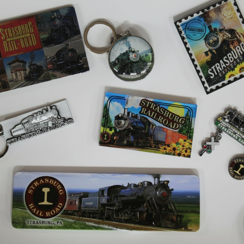 Railroad Keychain Magnets & Keychains – Retail at Strasburg Rail Road