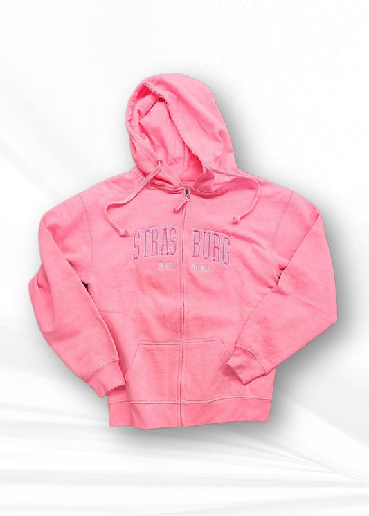 SWEAT - SRR Trade Heritage Zip Up - Hot Pink