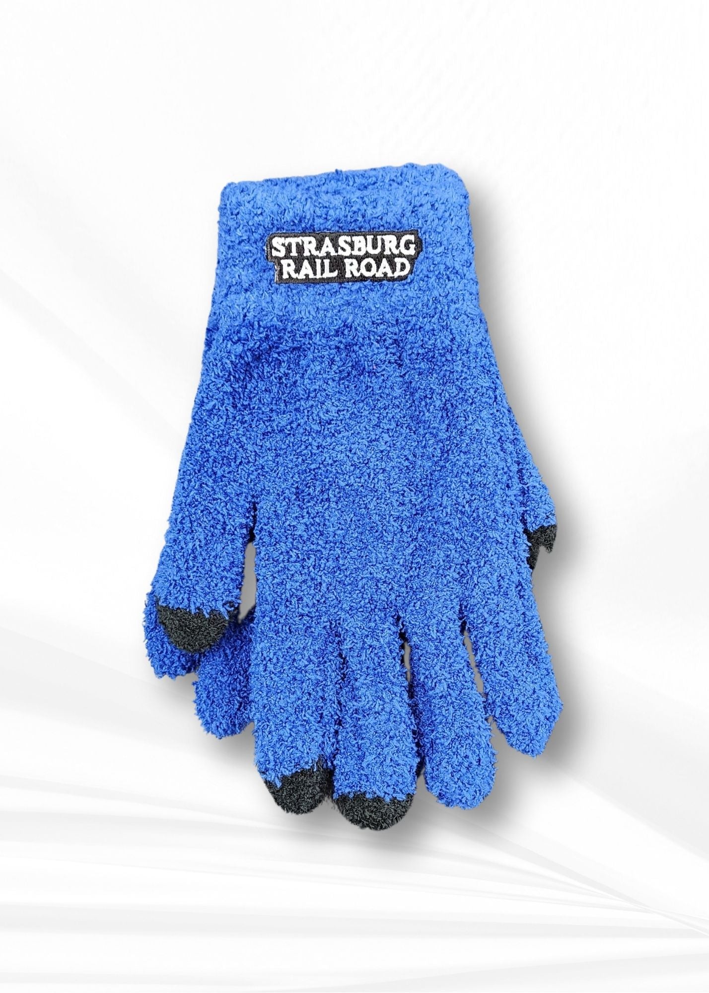 SRR - Adult Fuzzy Texting Gloves - Royal