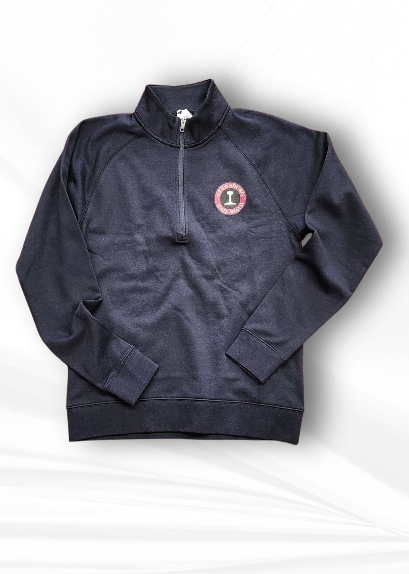 Fleece 1/4 Zip - Logo - Black