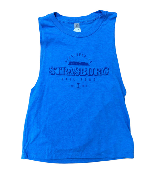 SRR Ladies Muscle Top w/train (blue)