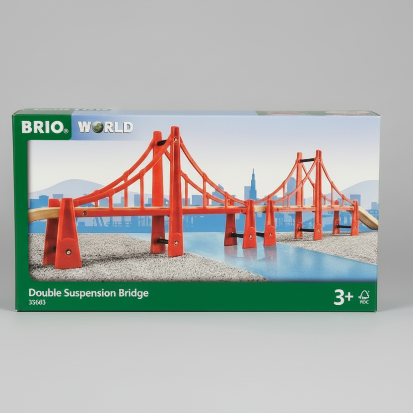 Brio World Double Suspension Bridge