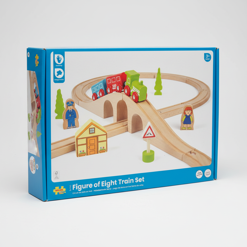 Bigjigs Figure of Eight Train Set