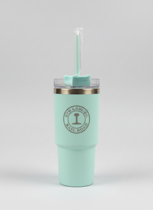 Tumbler - SRR Tenton w/ Straw Blue