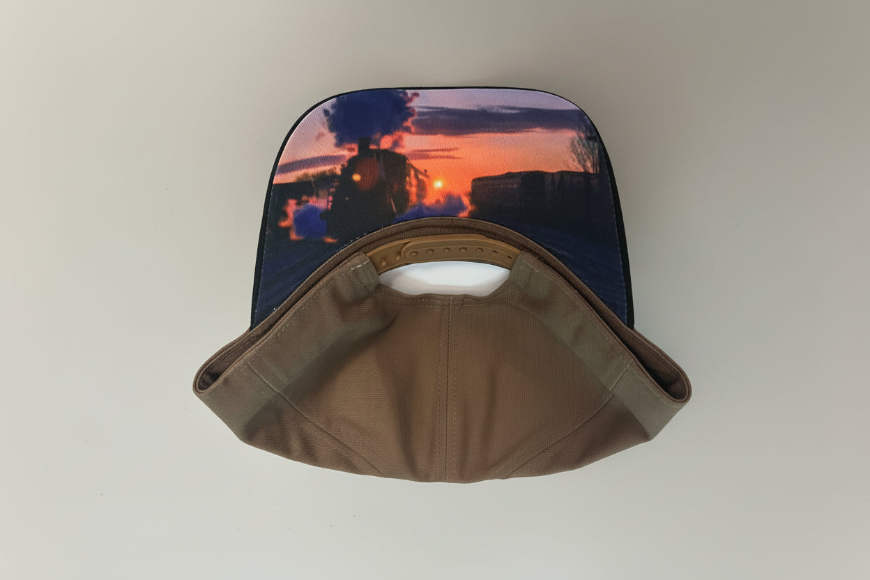 SRR - Full Color Baseball Cap - Black/Tan