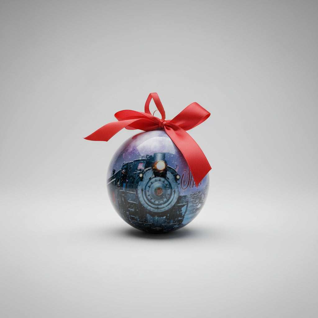 Ornament - Train & Farm Ball
