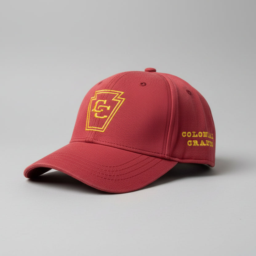 Colonial Craft Canvas Hat - Maroon