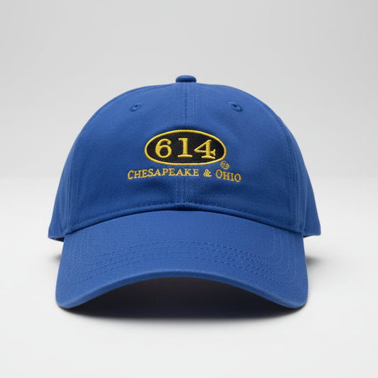 614 Baseball Cap w/ embroidered patch  - Royal