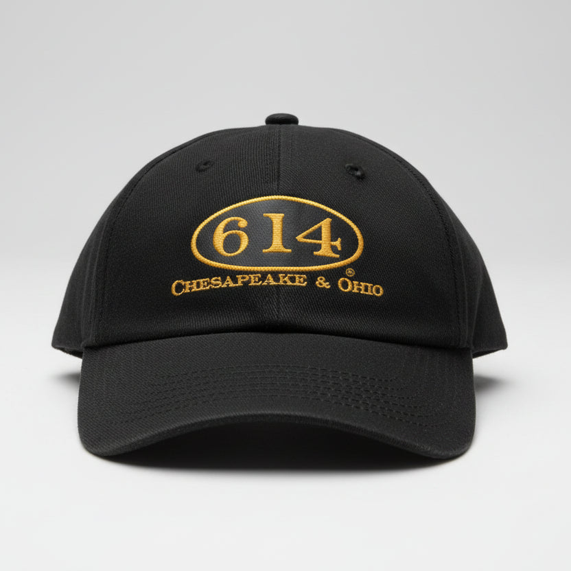 614 baseball Cap - Black
