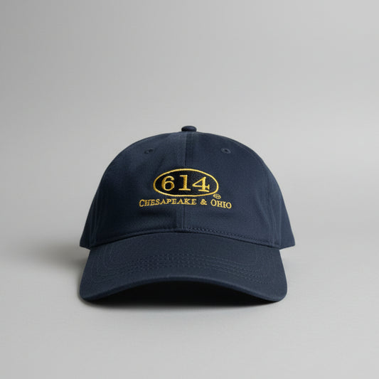 614 Baseball Cap w/ embroidered patch - Navy