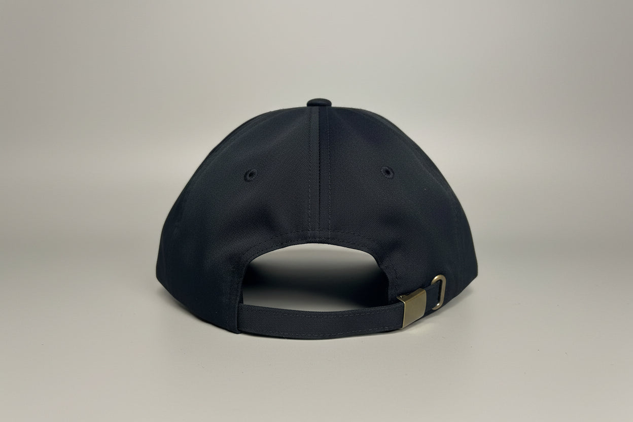 Baseball Cap -Richardson Outdoor w/ leather patch - Black
