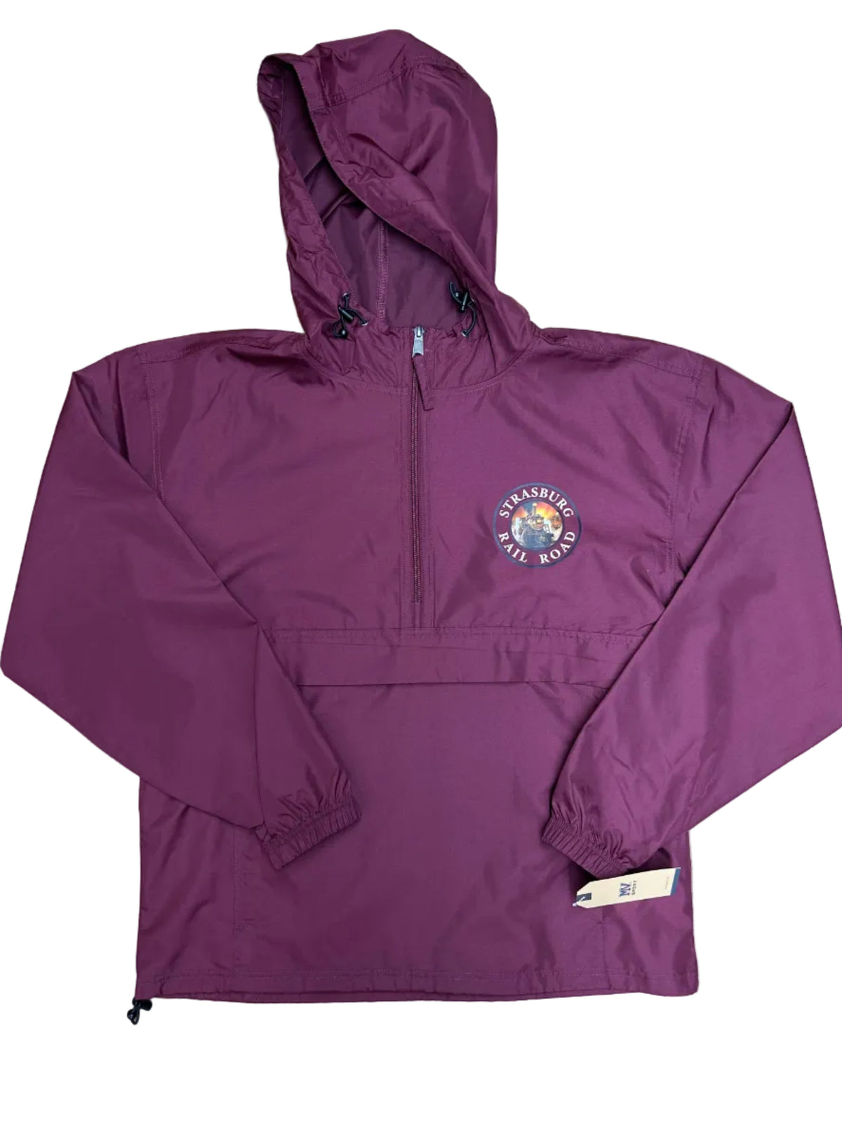 Maroon Windbreaker - SRR 1/4 zip