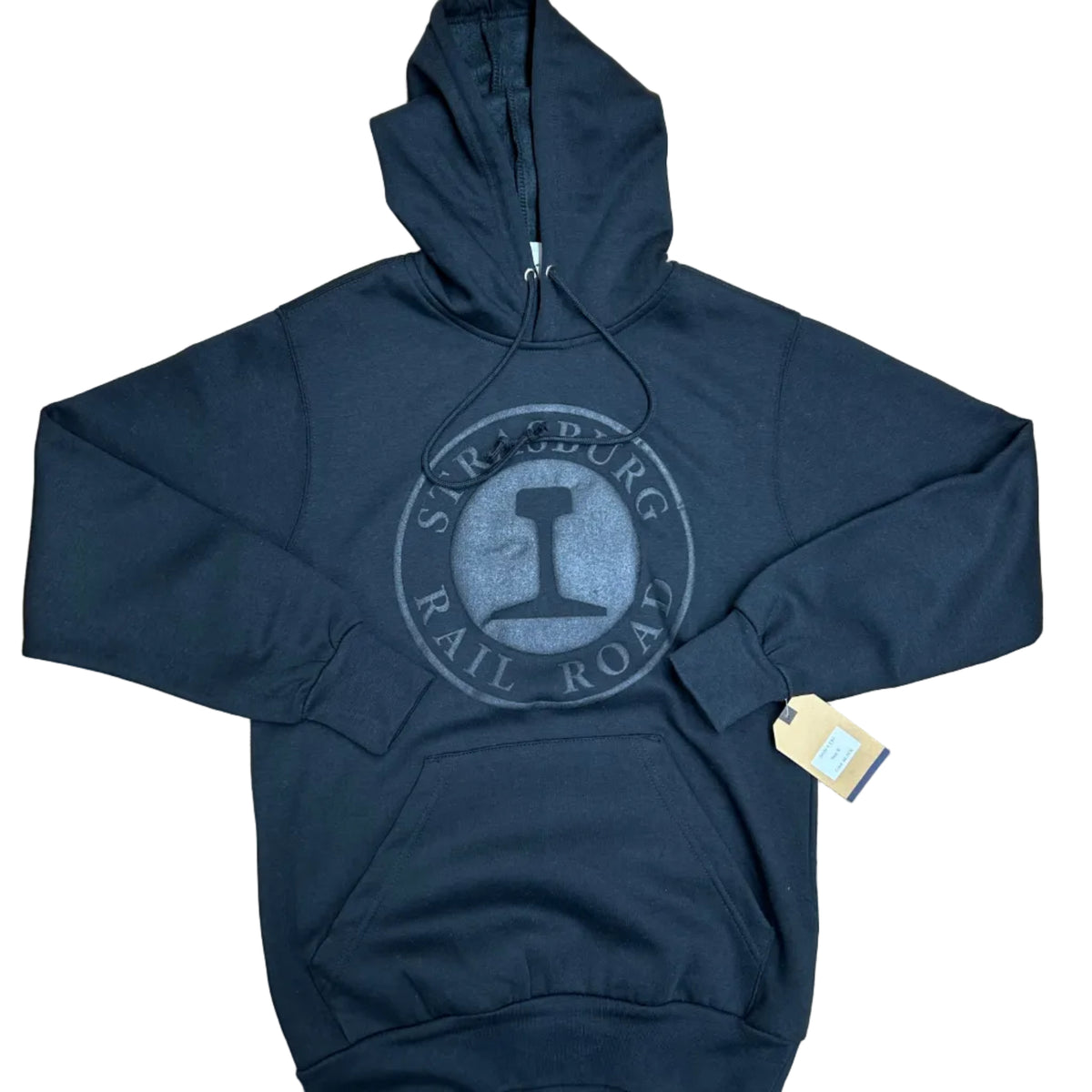 SRR Hoodie - Men's Fundamental Fleece Logo Puff Ink (Black)
