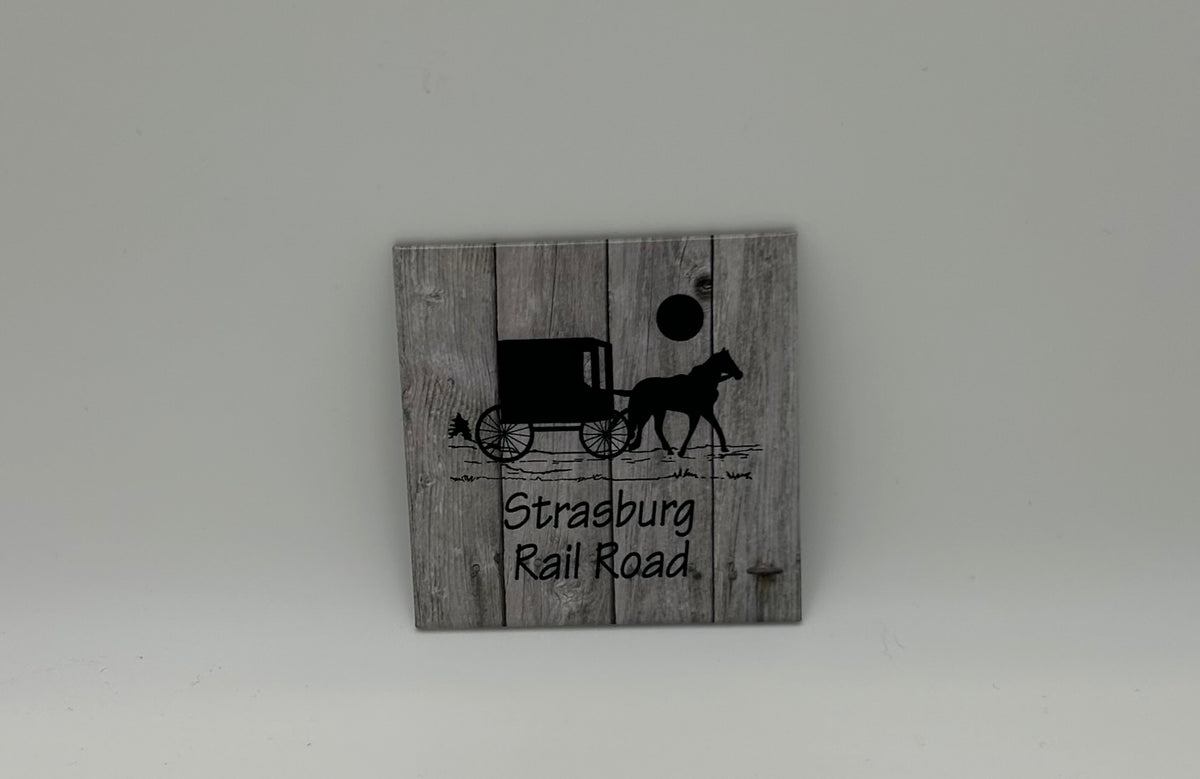 Strasburg Railroad Magnet - Amish Country Tin Barn