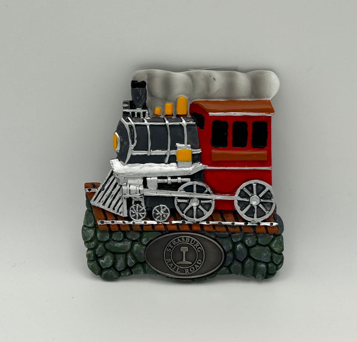 Strasburg Railroad Magnet - Steam Train w/Medallion